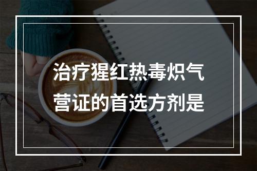 治疗猩红热毒炽气营证的首选方剂是