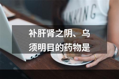 补肝肾之阴、乌须明目的药物是