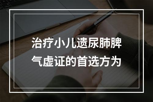 治疗小儿遗尿肺脾气虚证的首选方为