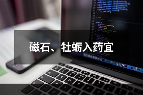 磁石、牡蛎入药宜