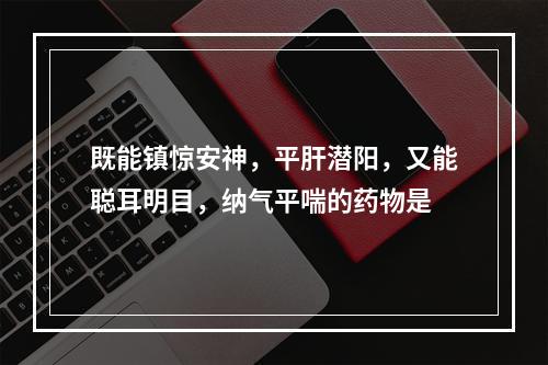 既能镇惊安神，平肝潜阳，又能聪耳明目，纳气平喘的药物是