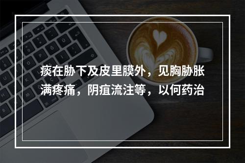 痰在胁下及皮里膜外，见胸胁胀满疼痛，阴疽流注等，以何药治