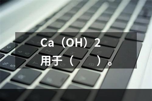 Ca（OH）2用于（　　）。