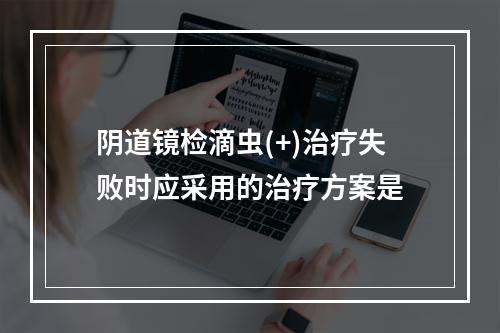 阴道镜检滴虫(+)治疗失败时应采用的治疗方案是