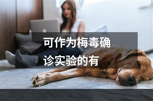 可作为梅毒确诊实验的有