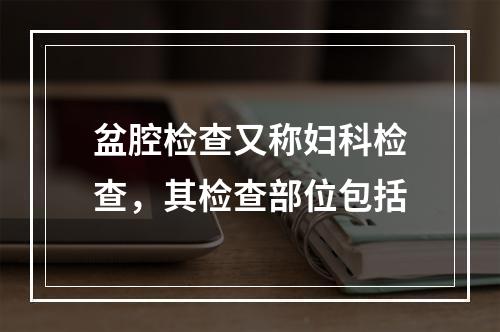 盆腔检查又称妇科检查，其检查部位包括