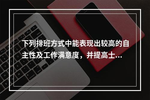 下列排班方式中能表现出较高的自主性及工作满意度，并提高士气的