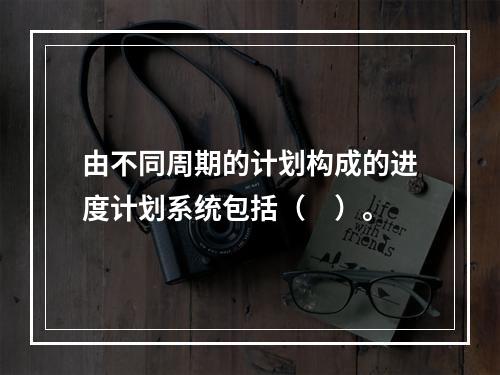 由不同周期的计划构成的进度计划系统包括（　）。