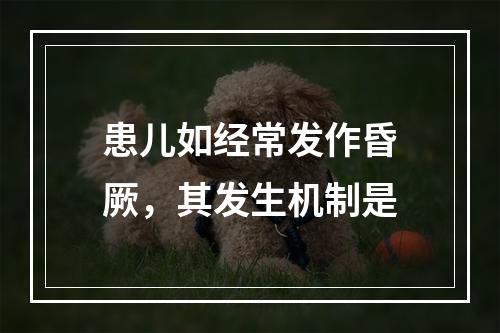 患儿如经常发作昏厥，其发生机制是