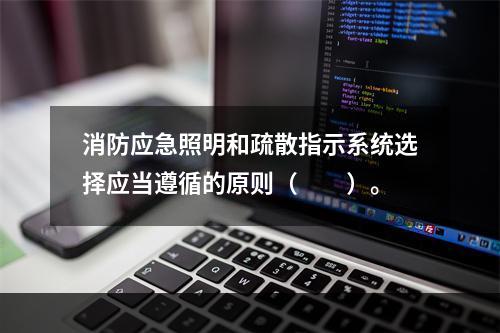 消防应急照明和疏散指示系统选择应当遵循的原则（  ）。