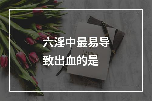 六淫中最易导致出血的是