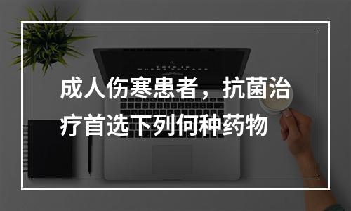 成人伤寒患者，抗菌治疗首选下列何种药物