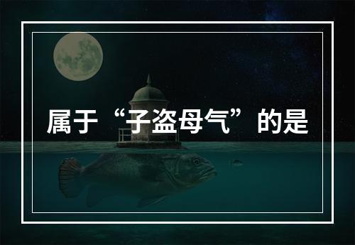 属于“子盗母气”的是