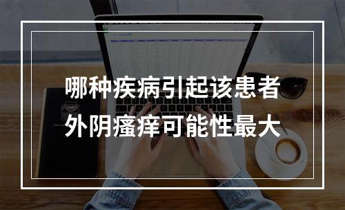 哪种疾病引起该患者外阴瘙痒可能性最大