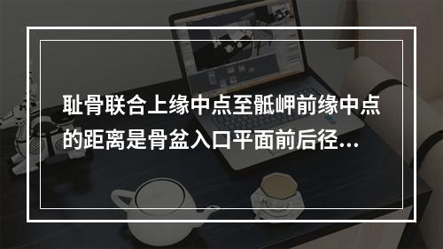 耻骨联合上缘中点至骶岬前缘中点的距离是骨盆入口平面前后径，平