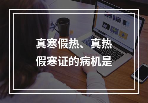 真寒假热、真热假寒证的病机是