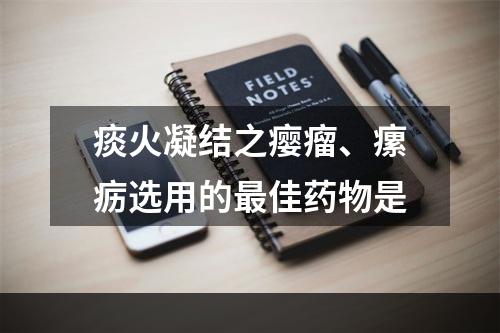 痰火凝结之瘿瘤、瘰疬选用的最佳药物是