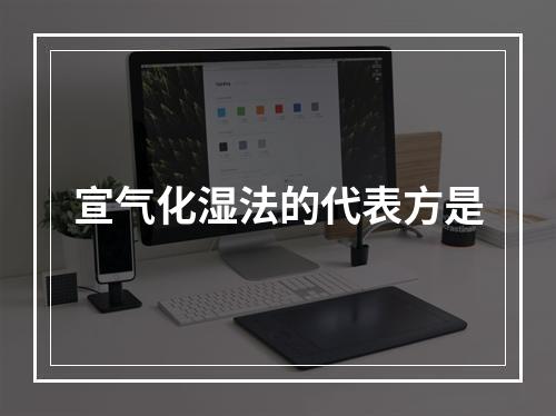 宣气化湿法的代表方是