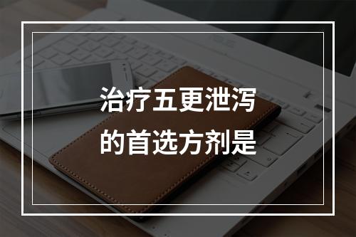 治疗五更泄泻的首选方剂是