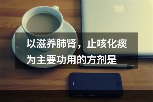 以滋养肺肾，止咳化痰为主要功用的方剂是