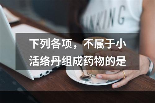 下列各项，不属于小活络丹组成药物的是