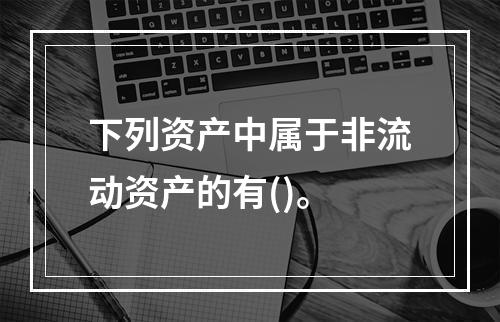 下列资产中属于非流动资产的有()。