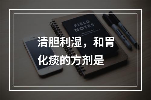 清胆利湿，和胃化痰的方剂是