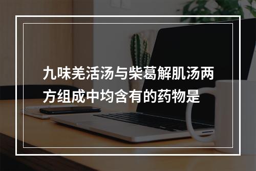 九味羌活汤与柴葛解肌汤两方组成中均含有的药物是