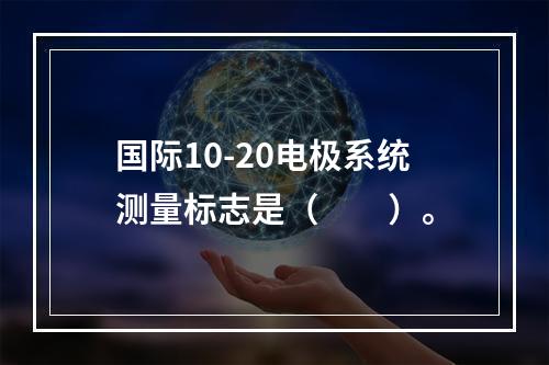 国际10-20电极系统测量标志是（　　）。