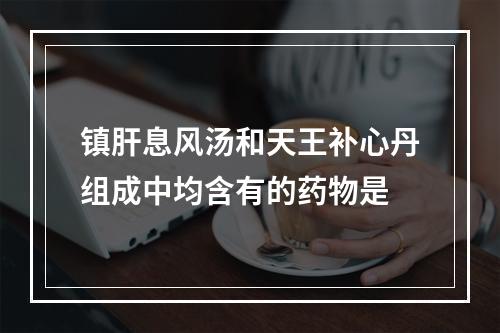 镇肝息风汤和天王补心丹组成中均含有的药物是