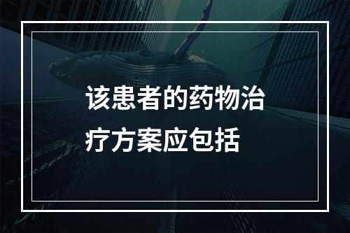 该患者的药物治疗方案应包括