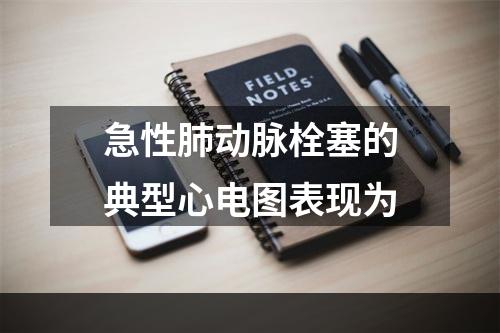 急性肺动脉栓塞的典型心电图表现为