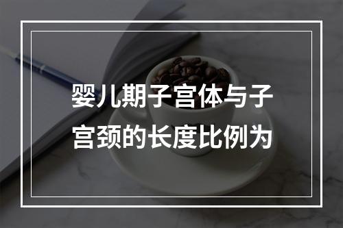 婴儿期子宫体与子宫颈的长度比例为