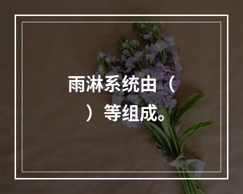 雨淋系统由（　）等组成。