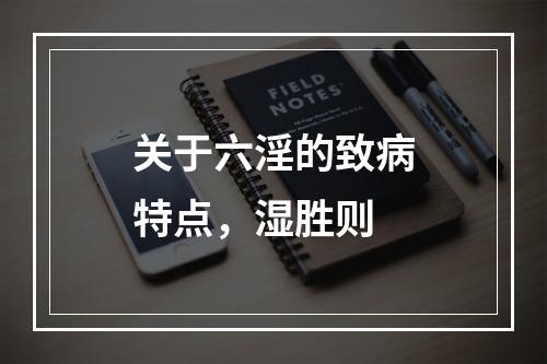 关于六淫的致病特点，湿胜则