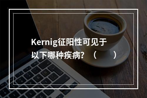 Kernig征阳性可见于以下哪种疾病？（　　）