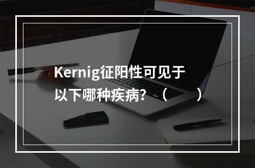 Kernig征阳性可见于以下哪种疾病？（　　）