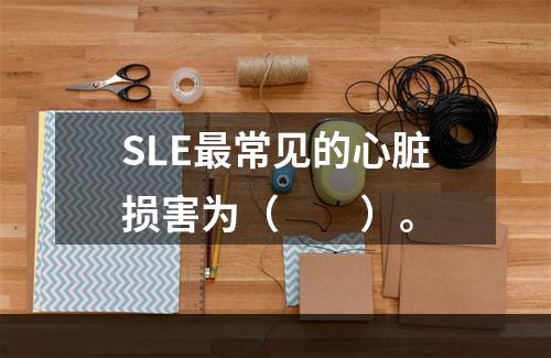 SLE最常见的心脏损害为（　　）。