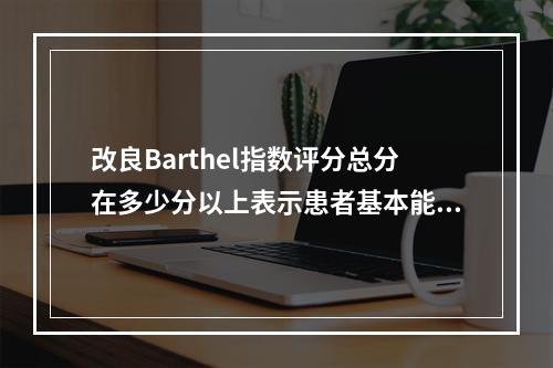 改良Barthel指数评分总分在多少分以上表示患者基本能完