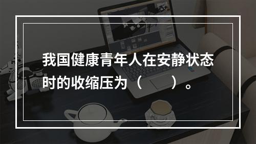 我国健康青年人在安静状态时的收缩压为（　　）。