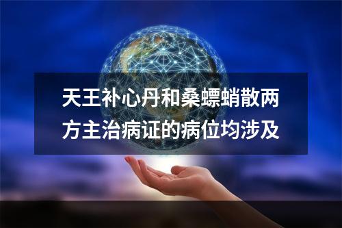 天王补心丹和桑螵蛸散两方主治病证的病位均涉及