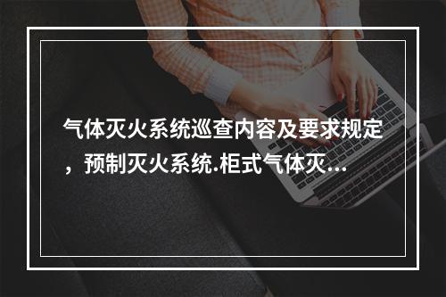 气体灭火系统巡查内容及要求规定，预制灭火系统.柜式气体灭火装