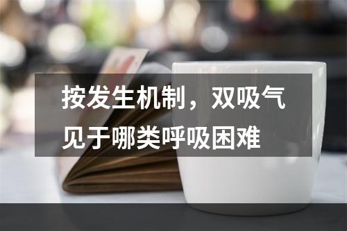 按发生机制，双吸气见于哪类呼吸困难