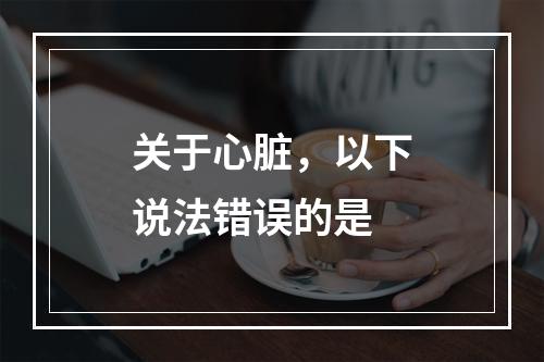 关于心脏，以下说法错误的是