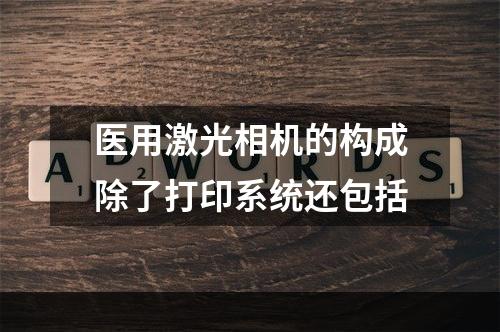 医用激光相机的构成除了打印系统还包括