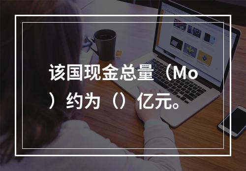 该国现金总量（Mo）约为（）亿元。