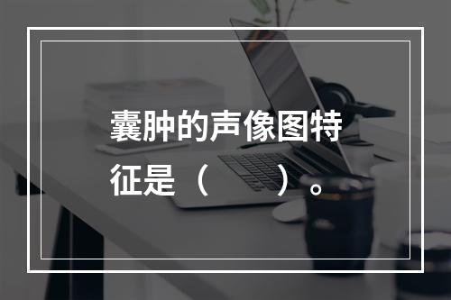 囊肿的声像图特征是（　　）。