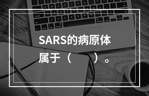 SARS的病原体属于（　　）。