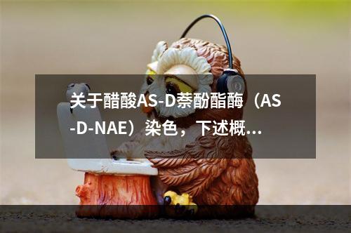 关于醋酸AS-D萘酚酯酶（AS-D-NAE）染色，下述概念不