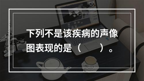 下列不是该疾病的声像图表现的是（　　）。